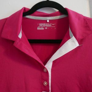Nike Golf Tour Performance Pink Polo (Size S)
